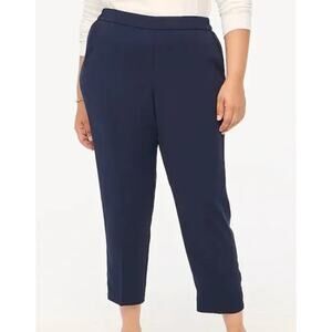 J. Crew Factory Jamie Pull On Pants in Black Plus Size 24